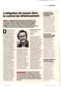 Read more about the article L’obligation de moyen dans le contrat de référencement