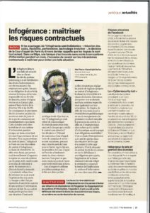 Read more about the article Infogérance, maîtriser les risques contractuels
