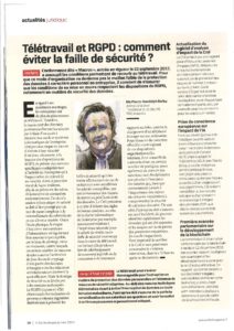 Read more about the article Télétravail et RGPD : comment éviter la faille de sécurité ?