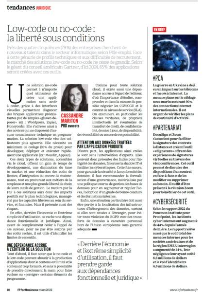 Read more about the article Low-code ou no-code : la liberté sous conditions