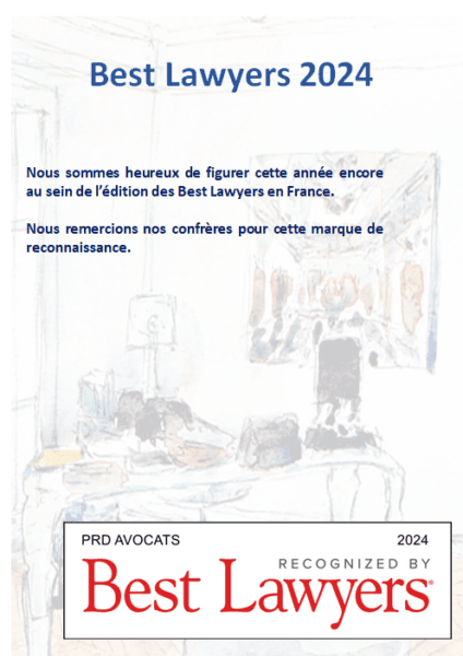 Lire la suite à propos de l’article PRD Avocats Best Lawyers Edition 2024