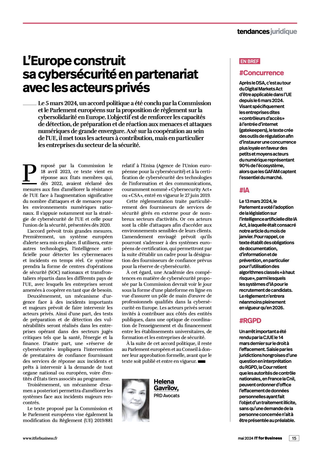 Vous êtes en train de consulter L’Europe construit sa cybersécurité en partenariat avec les acteurs privés